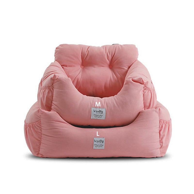 Portable Plush Car Pet Bed