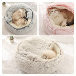 Cozy Cave Buddy™ Warm Pet Bed For Small Dogs and Cats