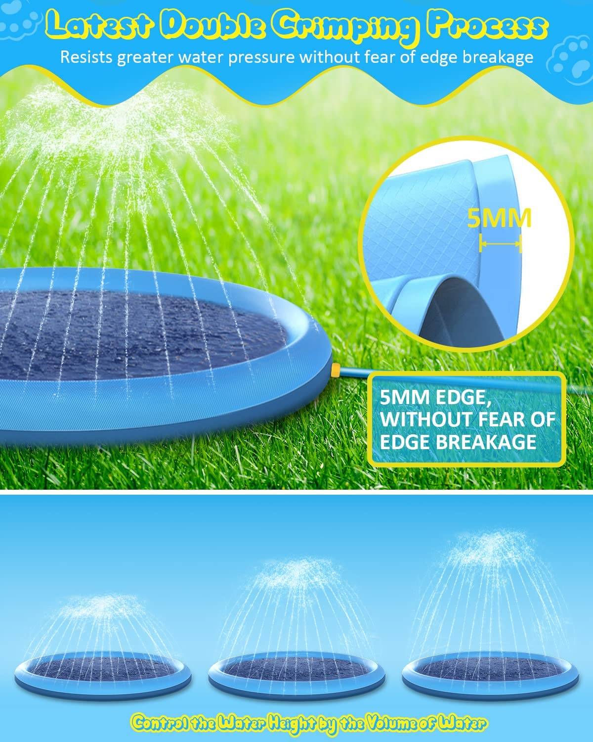 PupSplash™ Sprinkler Pet Pool