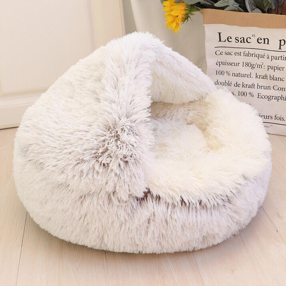 Cozy Cave Buddy™ Warm Pet Bed For Small Dogs and Cats