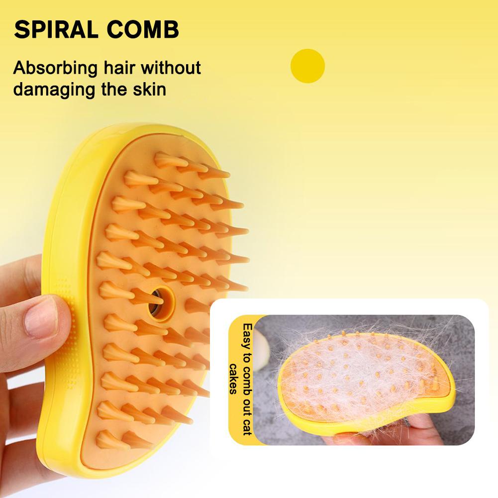SteamBuddy™ 3-in-1 Pet Grooming Brush