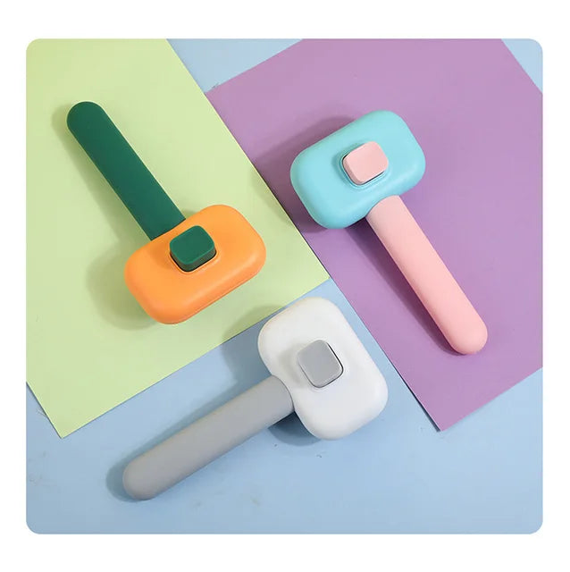 Cute Pet Grooming Brush Stainless Steel