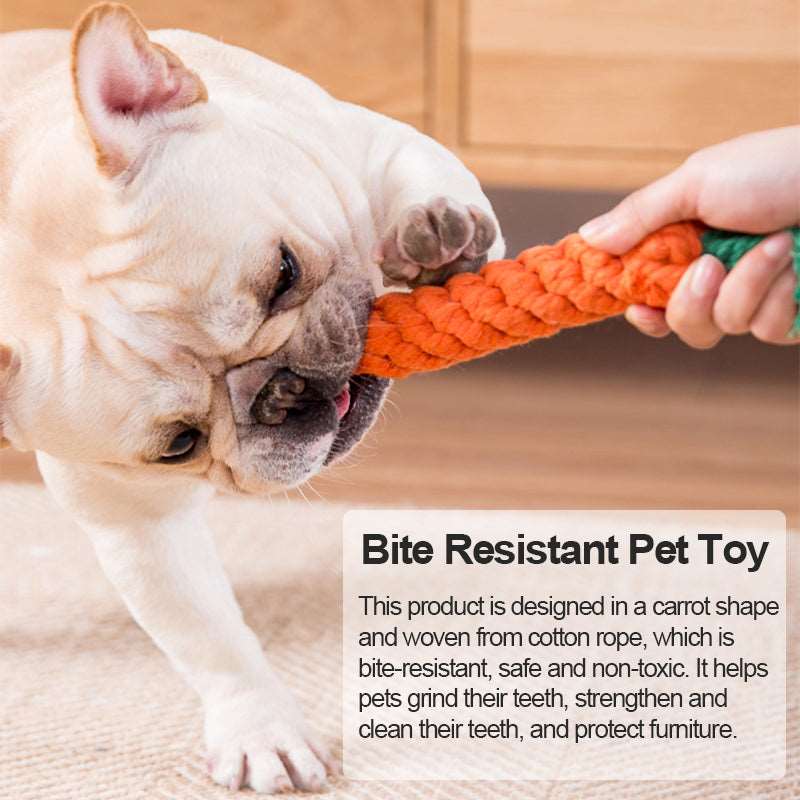 Carrot Rope Toy