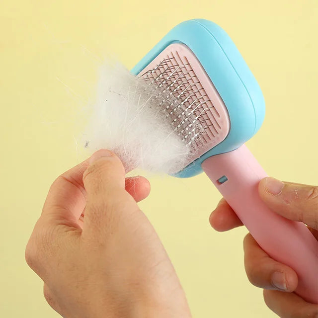 Cute Pet Grooming Brush Stainless Steel