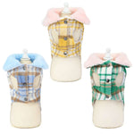 Dog Plaid Cotton Padded Coat