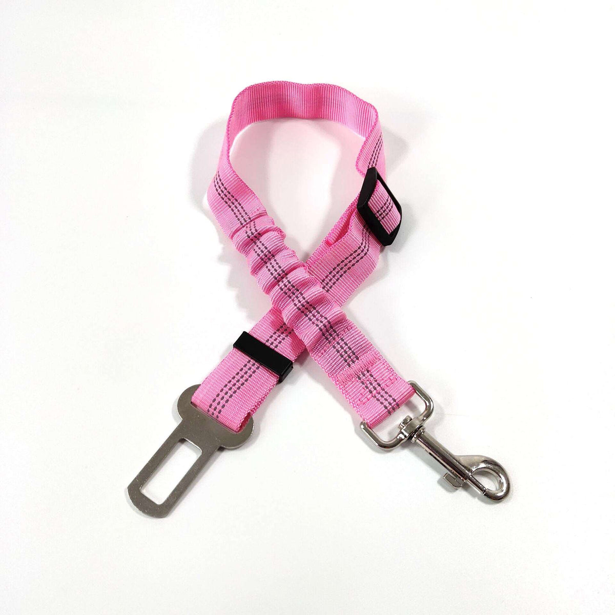 Durable Nylon Reflective Bungee Seat Belt For Car Safety