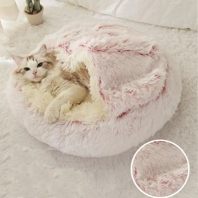 Cozy Cave Buddy™ Warm Pet Bed For Small Dogs and Cats
