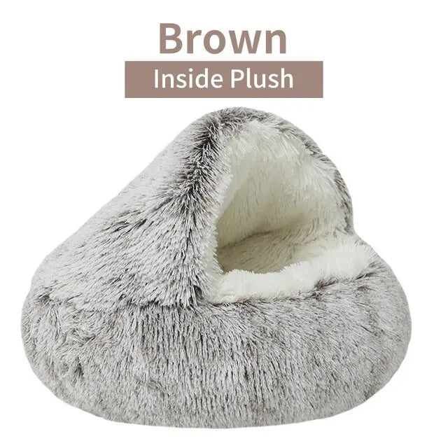 Cozy Cave Buddy™ Warm Pet Bed For Small Dogs and Cats