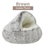 Cozy Cave Buddy™ Warm Pet Bed For Small Dogs and Cats