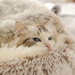 Cozy Cave Buddy™ Warm Pet Bed For Small Dogs and Cats