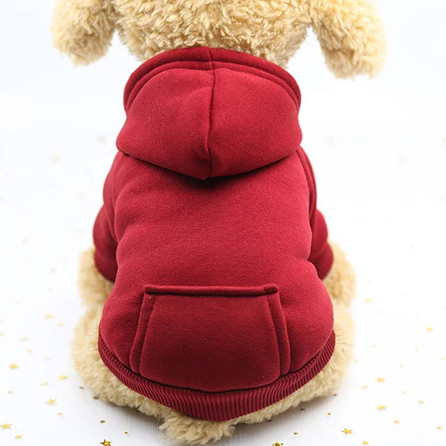Dog Fleece Sweater Warm Dog Clothes Hoodie
