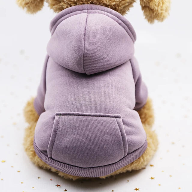 Dog Fleece Sweater Warm Dog Clothes Hoodie