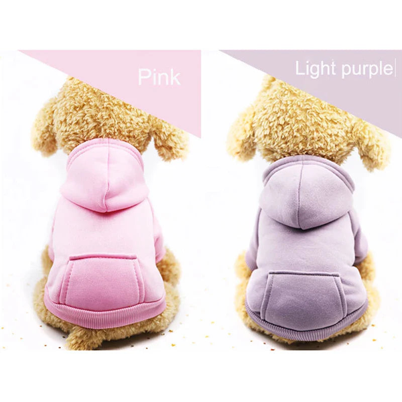 Dog Fleece Sweater Warm Dog Clothes Hoodie