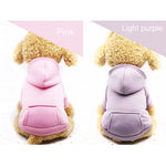 Dog Fleece Sweater Warm Dog Clothes Hoodie