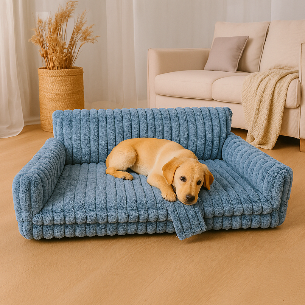 Washable Fluffy Orthopedic Dog Sofa Bed – Pup Buddy™