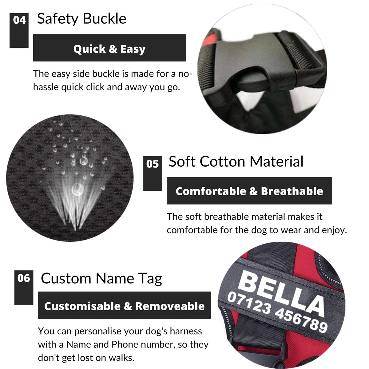 Personalized No Pull Dog Harness - Pup Buddy™