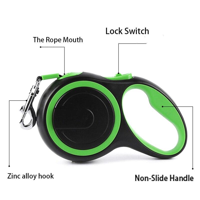 Strong Anti Tangle Retractable Dog Lead