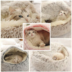 Cozy Cave Buddy™ Warm Pet Bed For Small Dogs and Cats - Pup Buddy