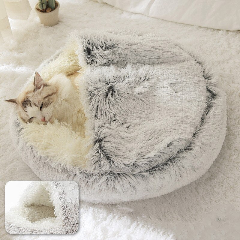 Cozy Cave Buddy™ Warm Pet Bed For Small Dogs and Cats - Pup Buddy