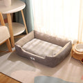 Waffle Pattern Comfy Pet Bed - Pup Buddy