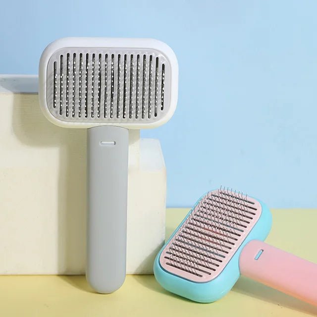 Cute Pet Grooming Brush Stainless Steel - Pup Buddy
