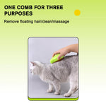 SteamBuddy™ 3 - in - 1 Pet Grooming Brush - Pup Buddy