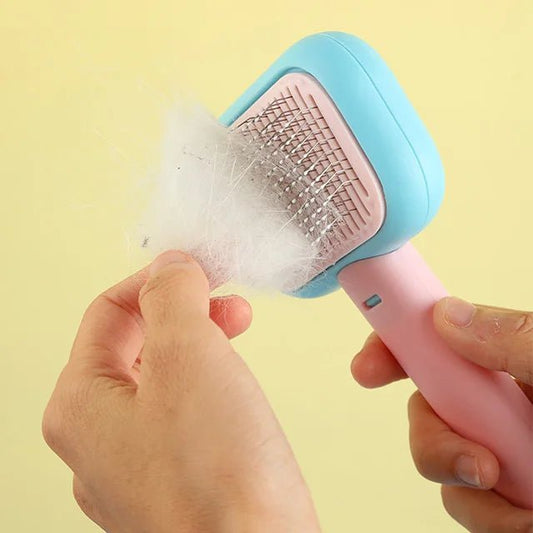 Cute Pet Grooming Brush Stainless Steel - Pup Buddy