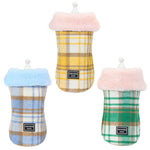 Dog Plaid Cotton Padded Coat - Pup Buddy