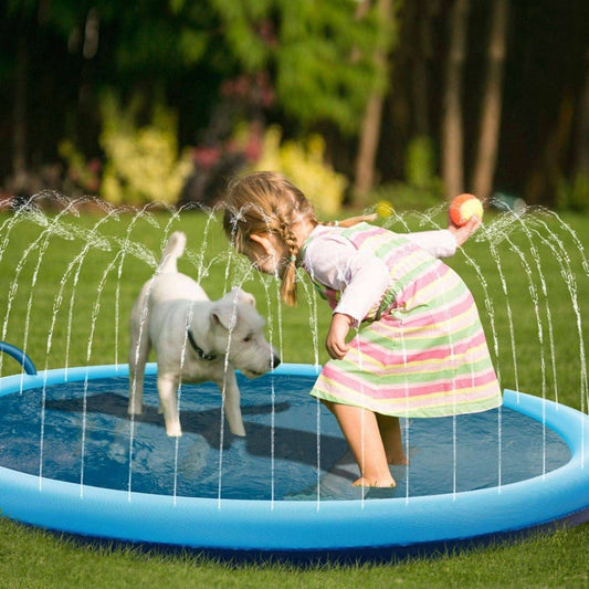 PupSplash™ Sprinkler Pet Pool - Pup Buddy