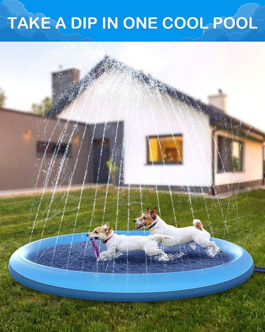 PupSplash™ Sprinkler Pet Pool - Pup Buddy