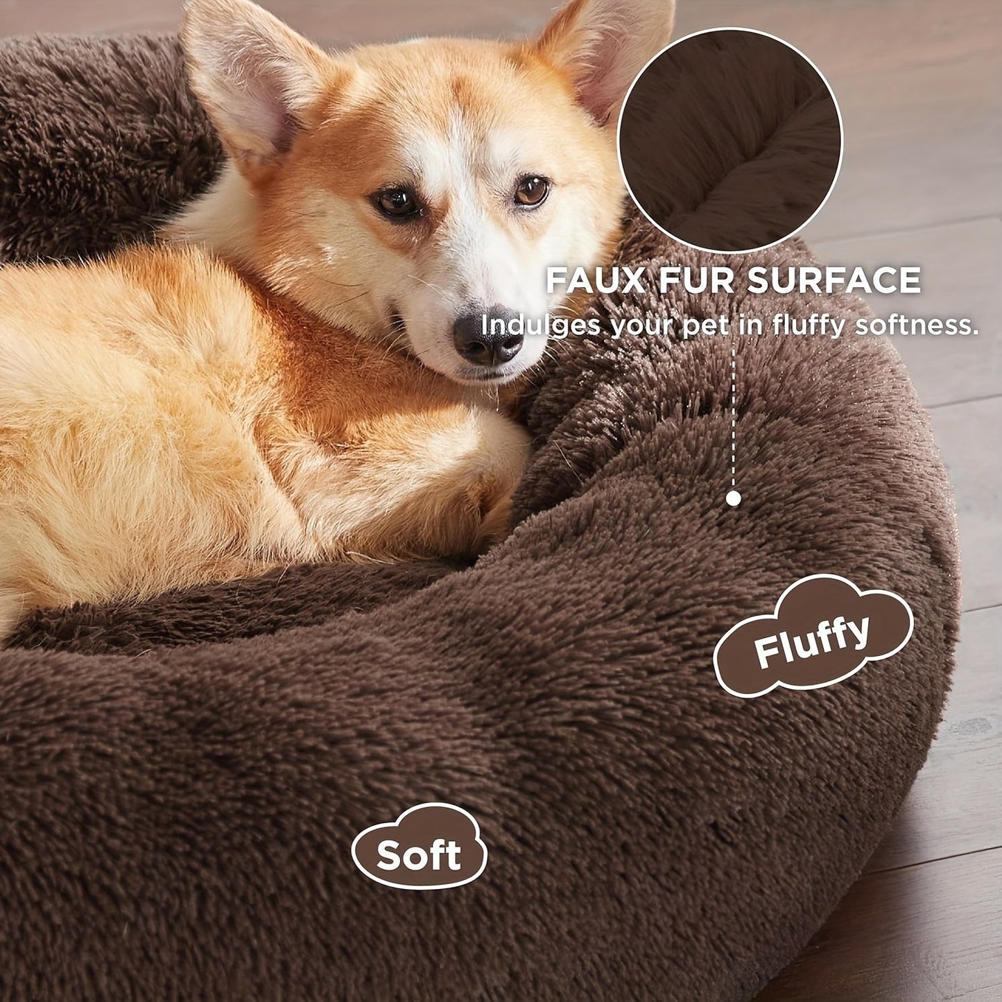Cosy Calming Dog Bed