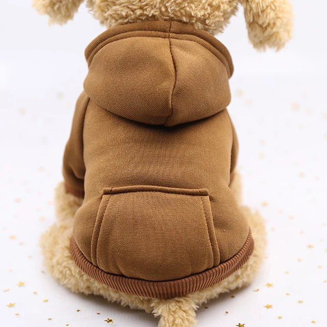 Dog Fleece Sweater Warm Dog Clothes Hoodie - Pup Buddy