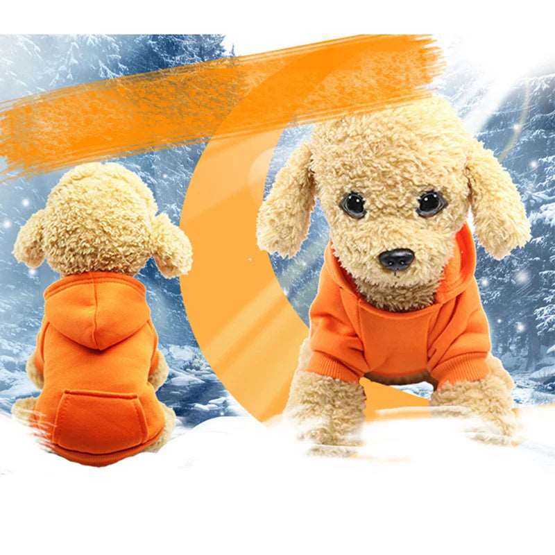 Dog Fleece Sweater Warm Dog Clothes Hoodie - Pup Buddy
