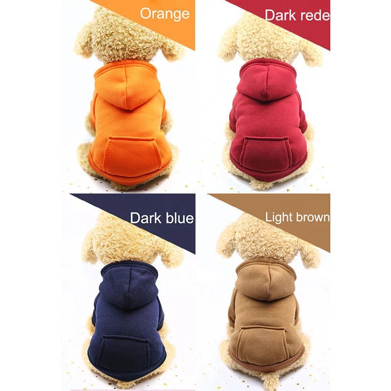 Dog Fleece Sweater Warm Dog Clothes Hoodie - Pup Buddy