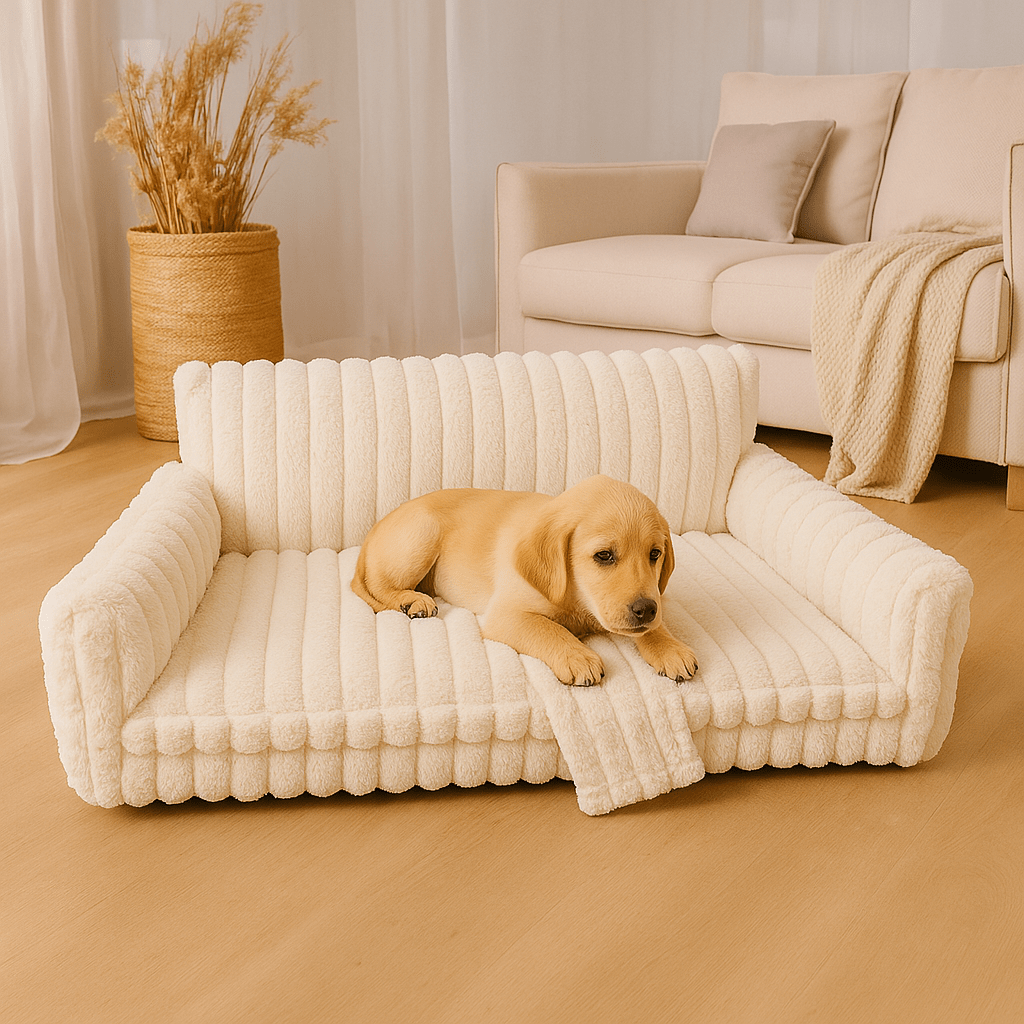 Washable Fluffy Orthopedic Dog Sofa Bed – Pup Buddy™ - Pup Buddy