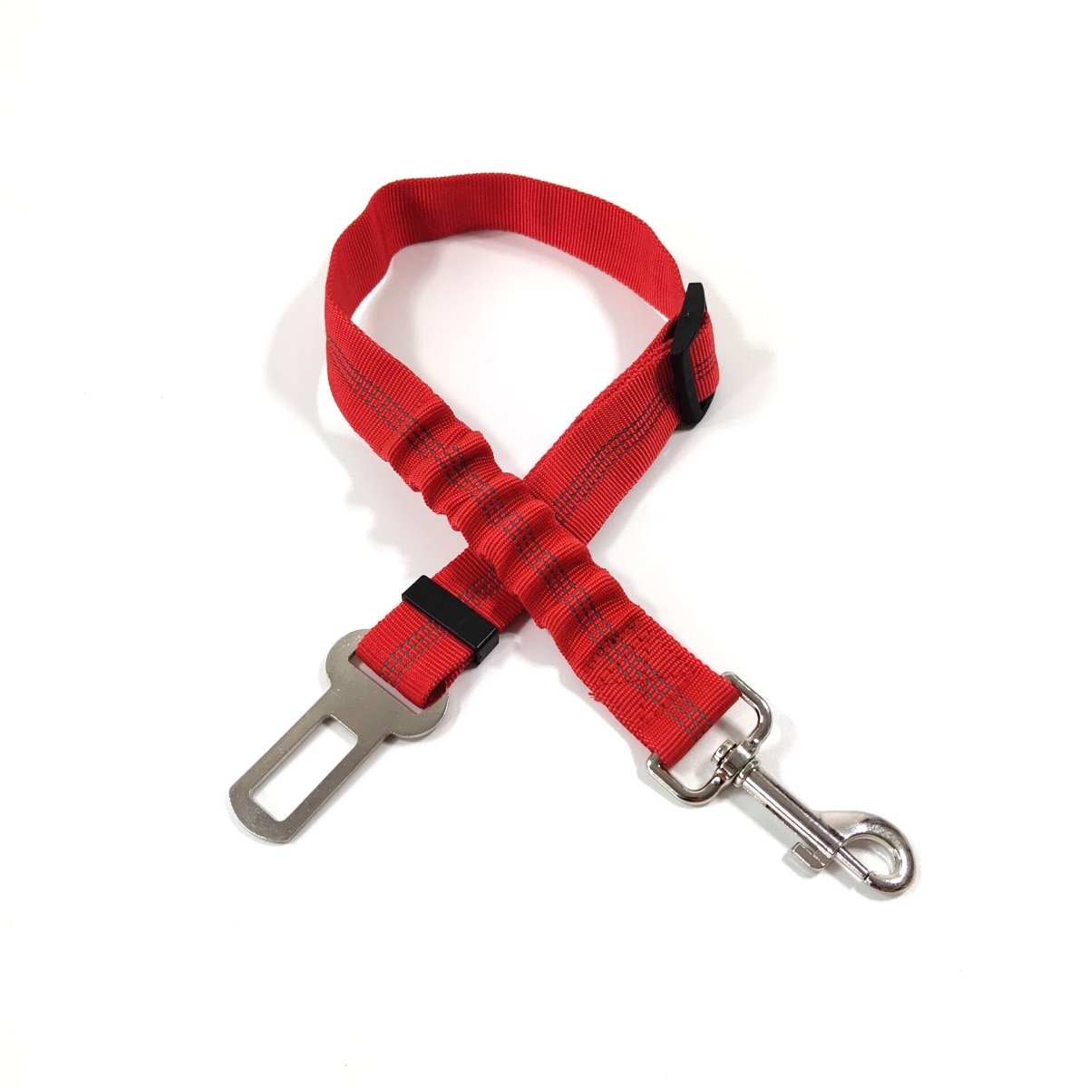 Durable Nylon Reflective Bungee Seat Belt For Car Safety - Pup Buddy