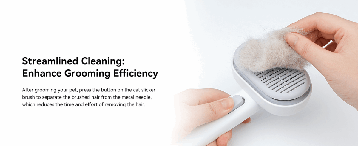 Cute Pet Grooming Brush Stainless Steel - Pup Buddy