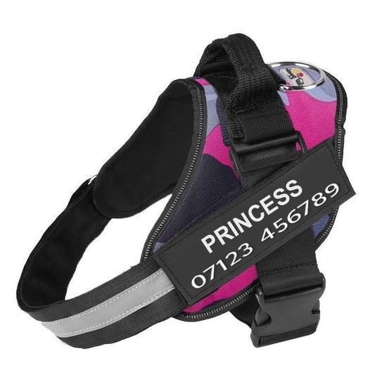 Personalised No Pull Dog Harness - Waggy Tails™ - Pup Buddy