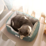 Waffle Pattern Comfy Pet Bed - Pup Buddy