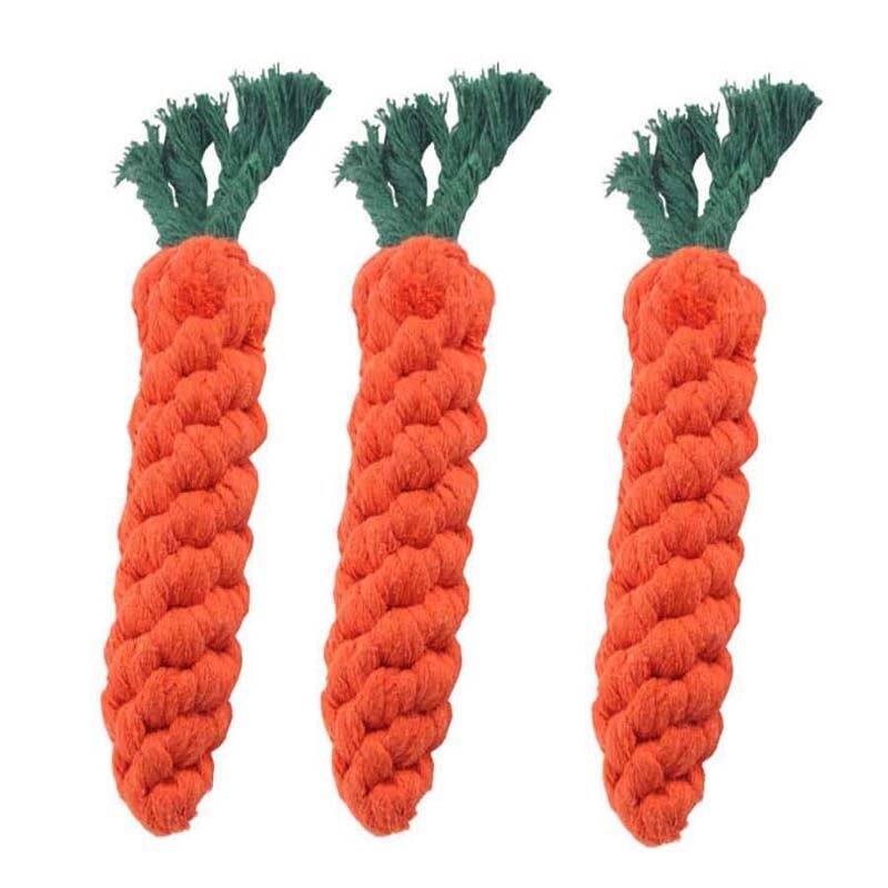 Carrot Rope Toy - Pup Buddy
